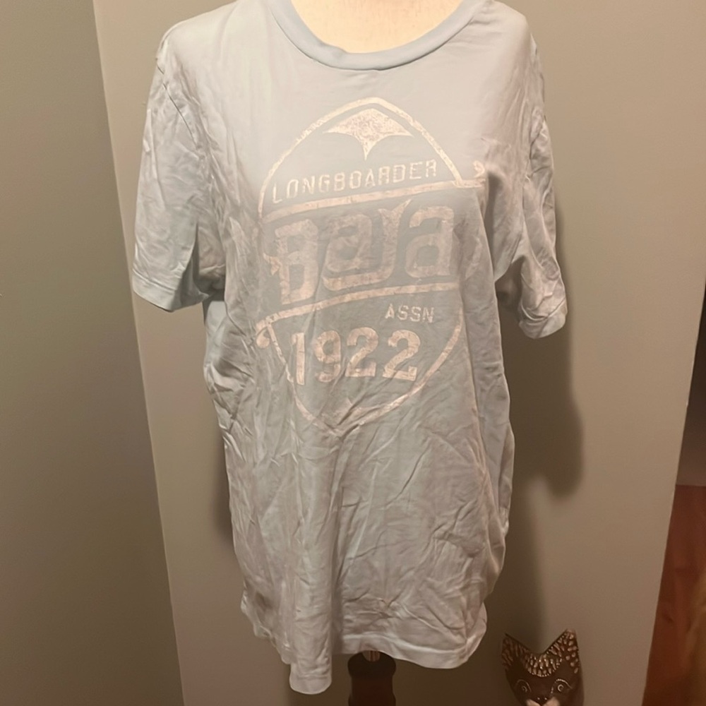 Hollister Men’s Light Blue Graphic T-Shirt